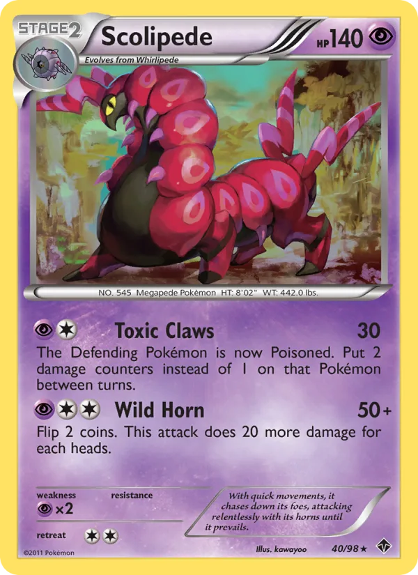 Scolipede · Emerging Powers 40/98