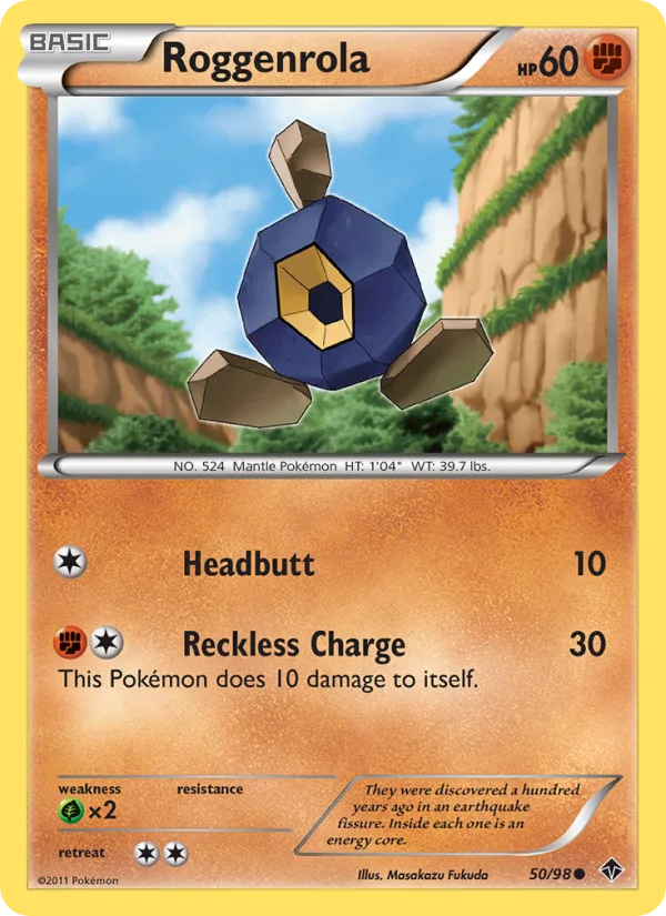 Roggenrola · Emerging Powers 50/98