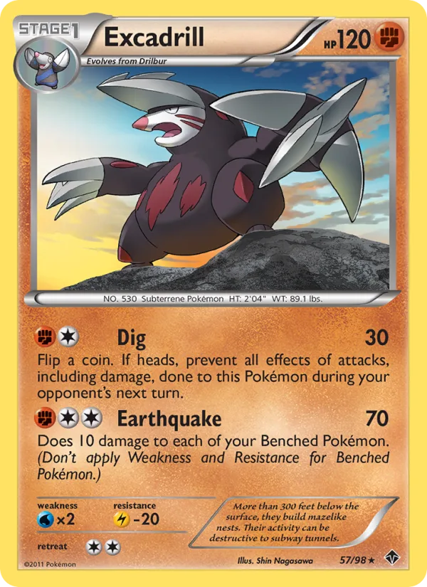 Excadrill · Emerging Powers 57/98