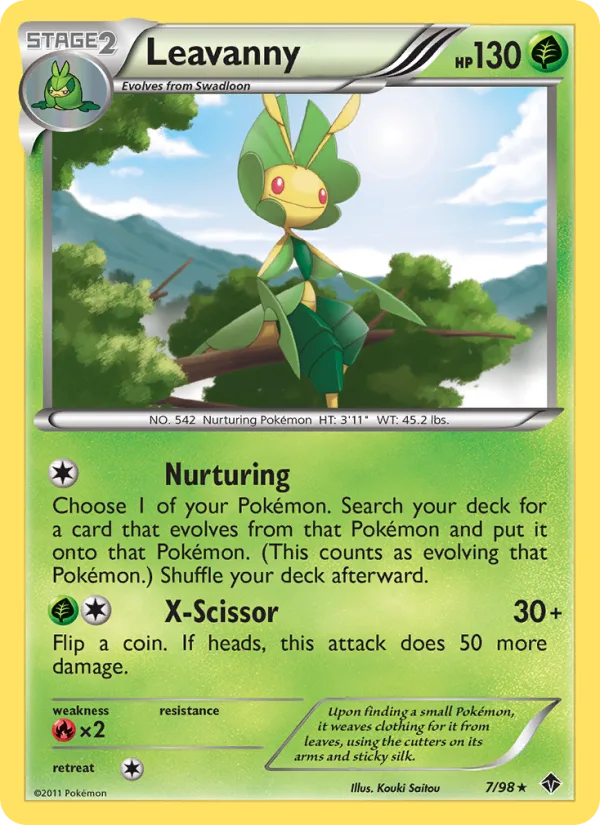 Leavanny · Emerging Powers 7/98