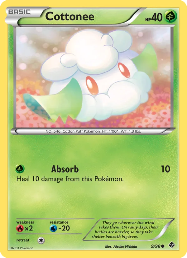 Cottonee · Emerging Powers 9/98