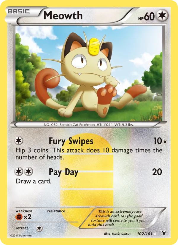 Meowth · Noble Victories 102/101