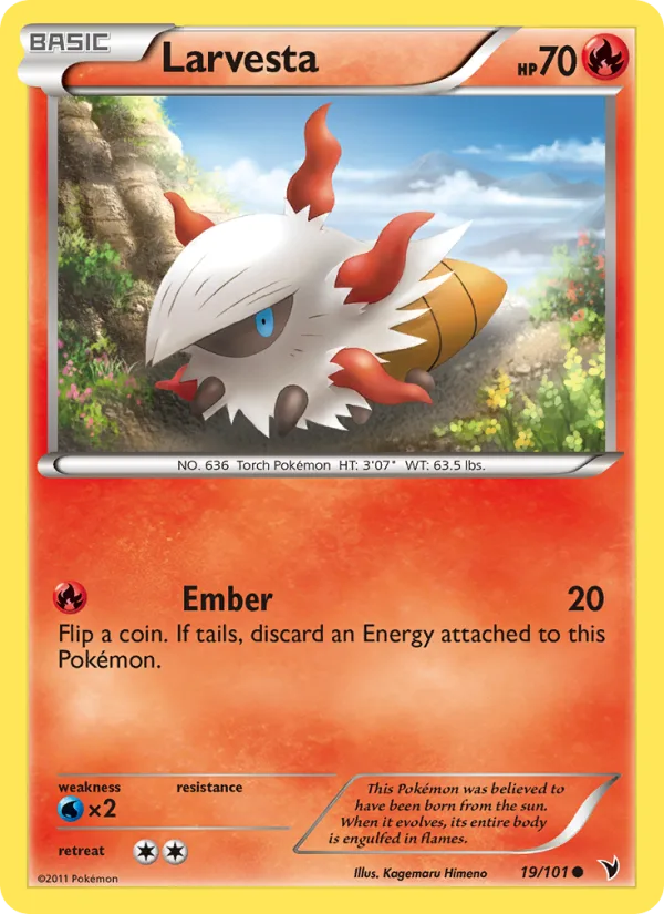 Larvesta · Noble Victories 19/101