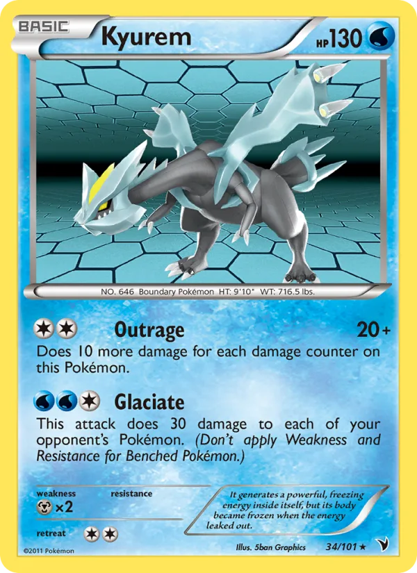 Kyurem · Noble Victories 34/101