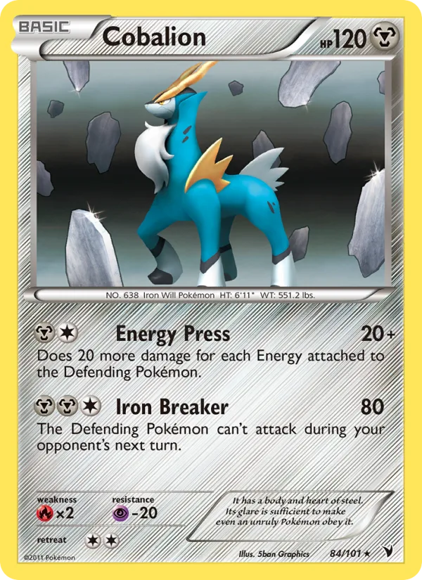 Cobalion · Noble Victories 84/101