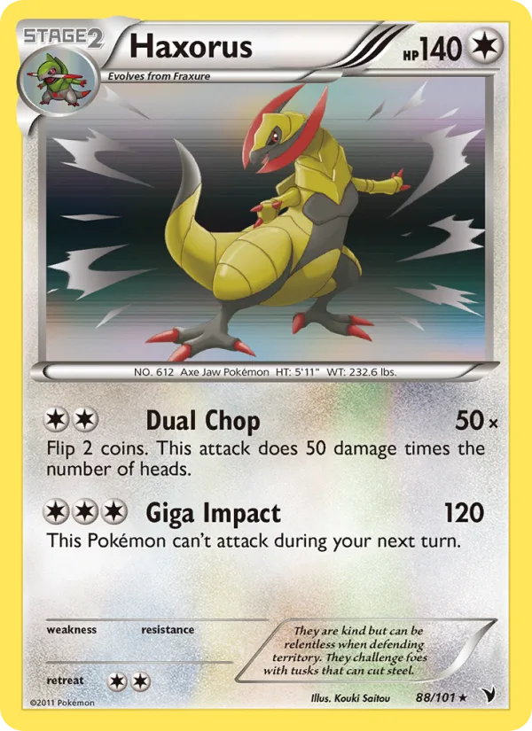Haxorus · Noble Victories 88/101
