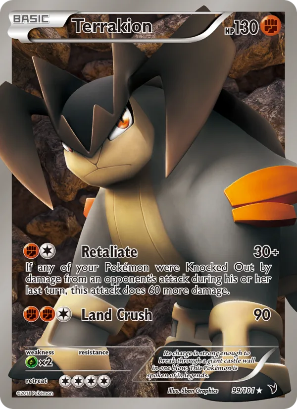 Terrakion · Noble Victories 99/101