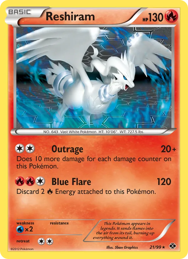 Reshiram · Next Destinies 21/99