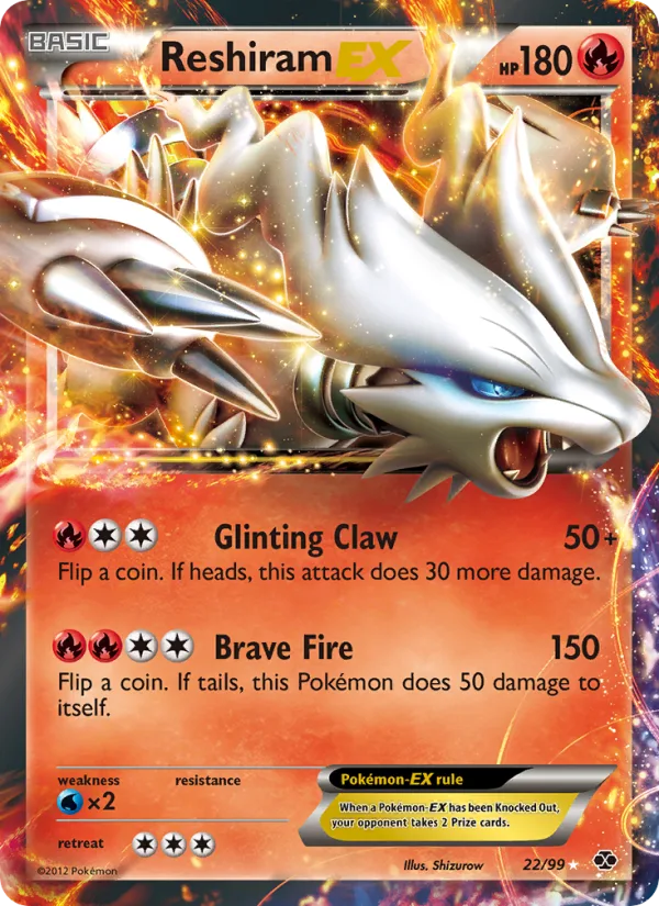 Reshiram-EX · Next Destinies 22/99