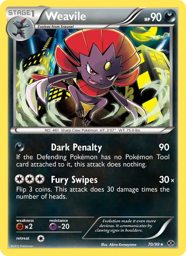 Weavile · Next Destinies 70/99
