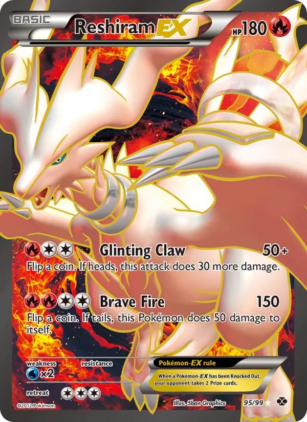 Reshiram-EX · Next Destinies 95/99