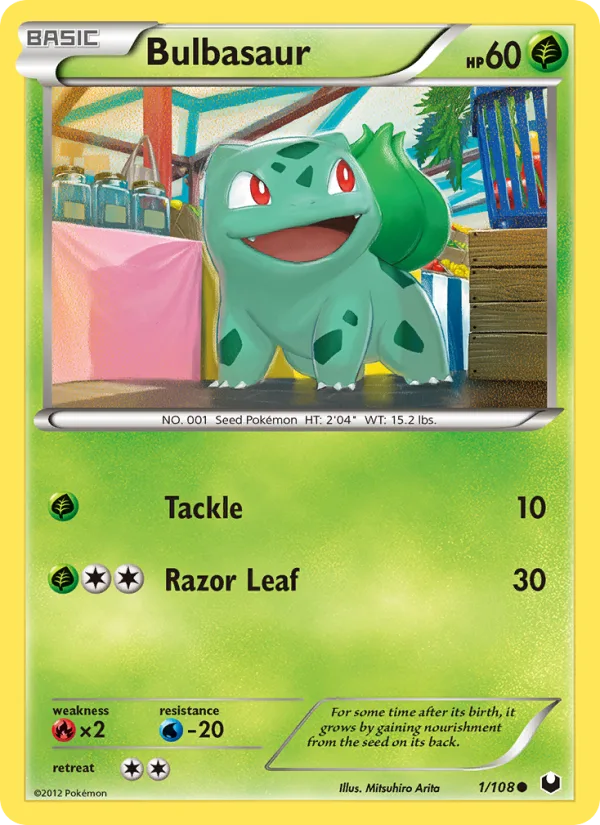 Bulbasaur · Dark Explorers 1/108