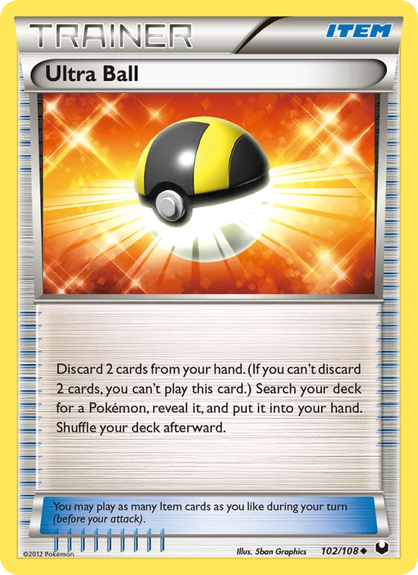 Ultra Ball · Dark Explorers 102/108