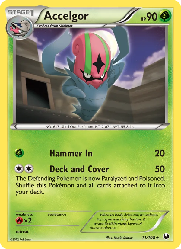 Accelgor · Dark Explorers 11/108