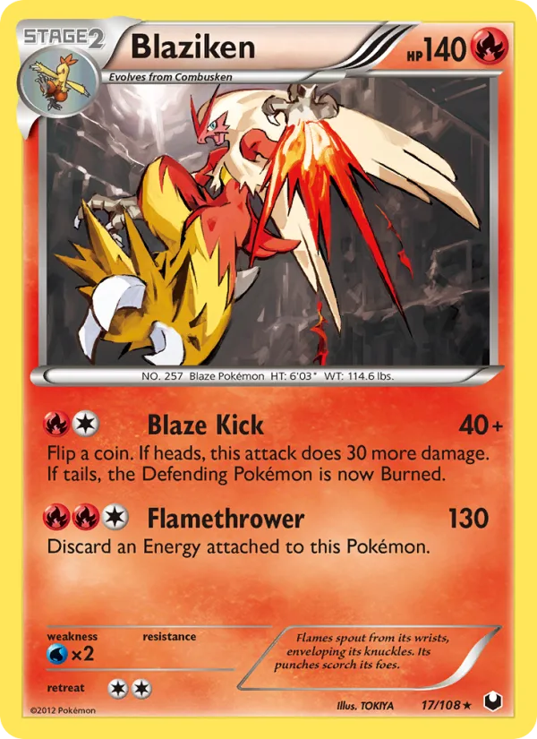 Blaziken · Dark Explorers 17/108
