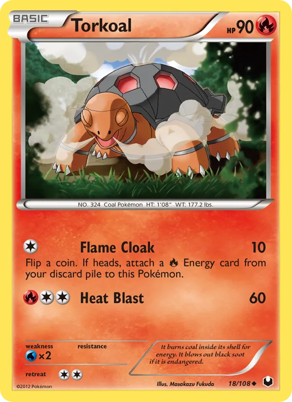 Torkoal · Dark Explorers 18/108