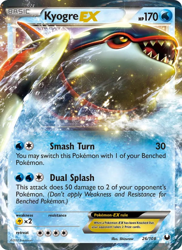 Kyogre-EX · Dark Explorers 26/108