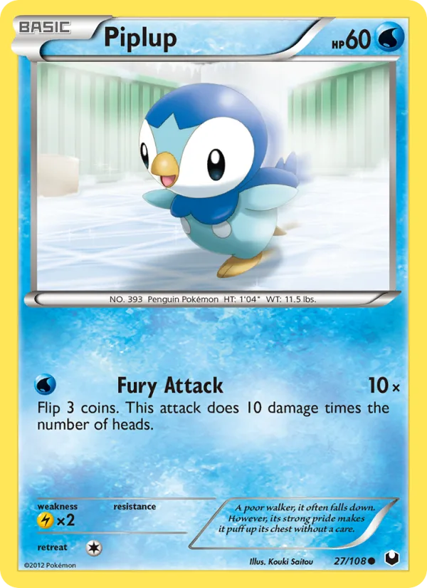 Piplup · Dark Explorers 27/108