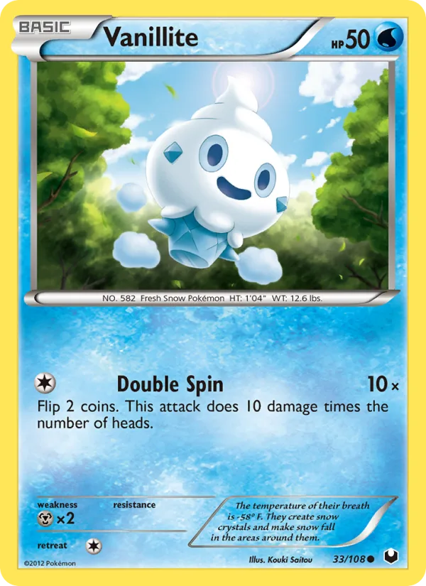Vanillite · Dark Explorers 33/108