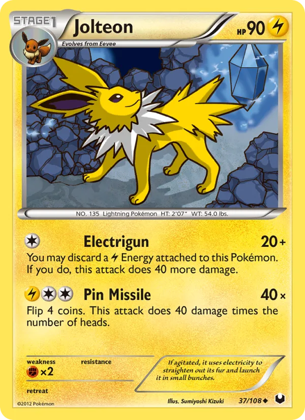 Jolteon · Dark Explorers 37/108