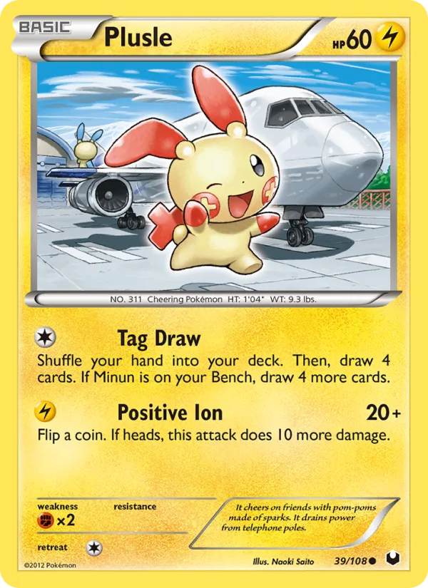Plusle · Dark Explorers 39/108