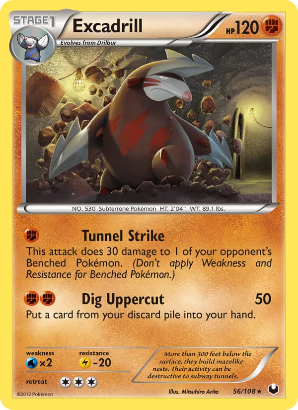 Excadrill · Dark Explorers 56/108