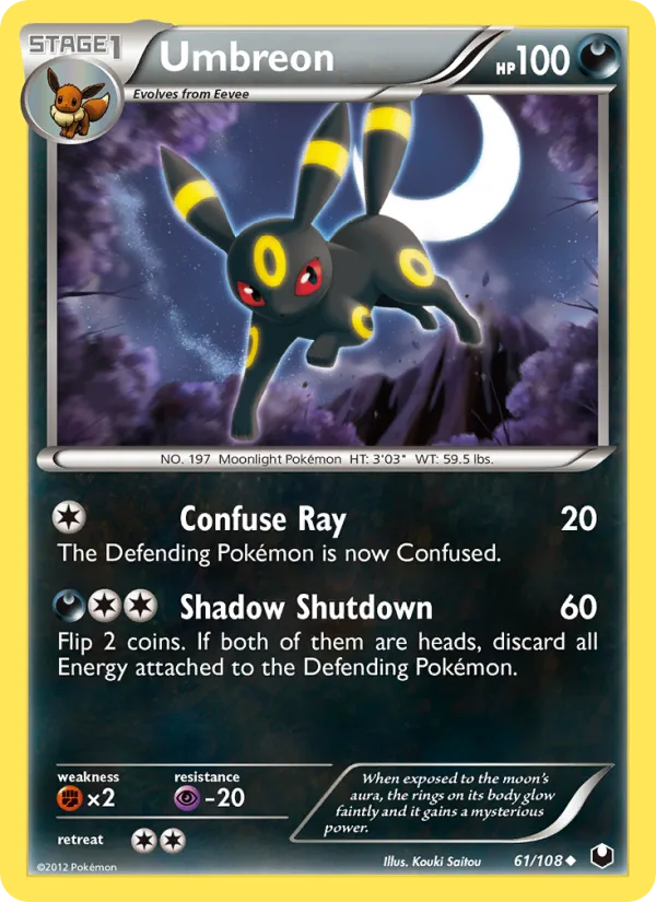Umbreon · Dark Explorers 61/108