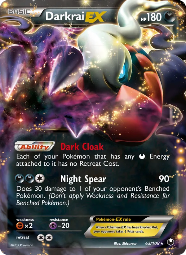 Darkrai-EX · Dark Explorers 63/108