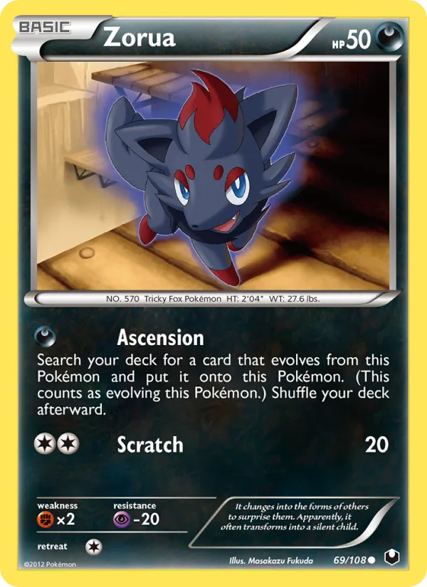 Zorua · Dark Explorers 69/108