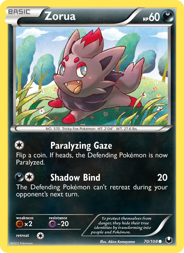 Zorua · Dark Explorers 70/108