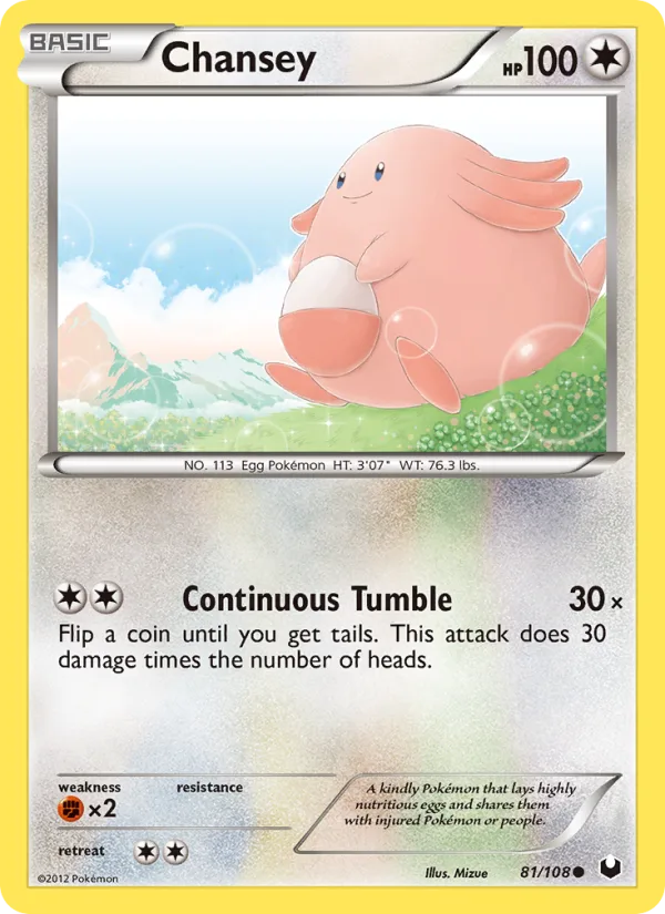 Chansey · Dark Explorers 81/108