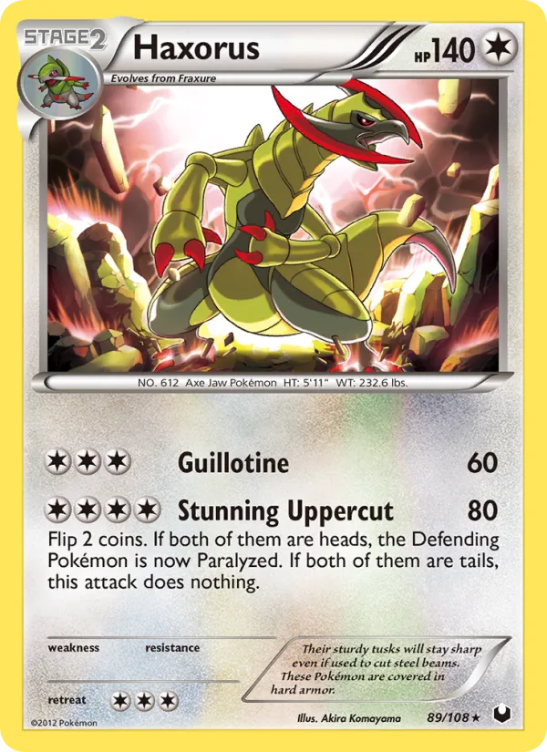 Haxorus · Dark Explorers 89/108