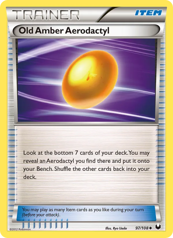 Old Amber Aerodactyl · Dark Explorers 97/108