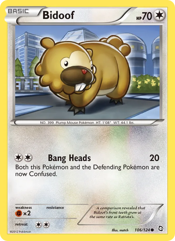 Bidoof · Dragons Exalted 106/124
