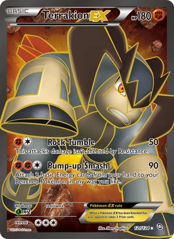 Terrakion-EX · Dragons Exalted 121/124