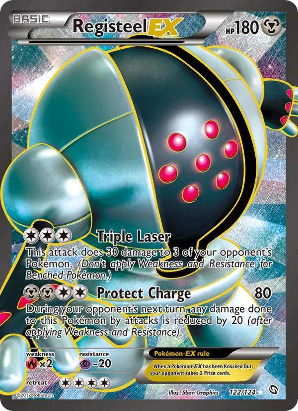 Registeel-EX · Dragons Exalted 122/124