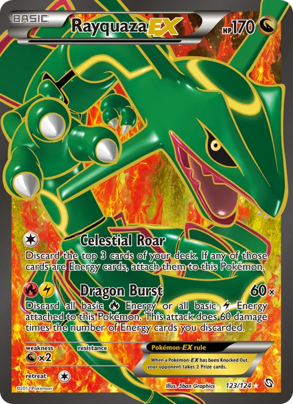 Rayquaza-EX · Dragons Exalted 123/124