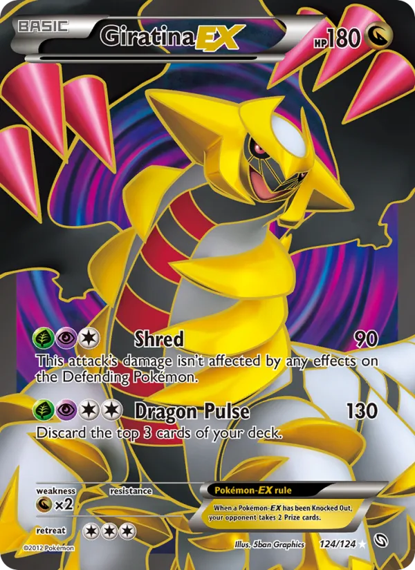 Giratina-EX · Dragons Exalted 124/124