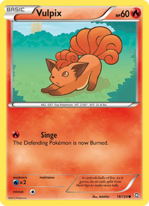 Vulpix · Dragons Exalted 18/124