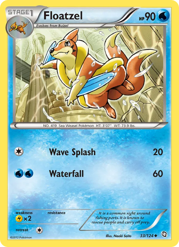 Floatzel · Dragons Exalted 33/124