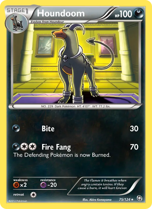 Houndoom · Dragons Exalted 75/124