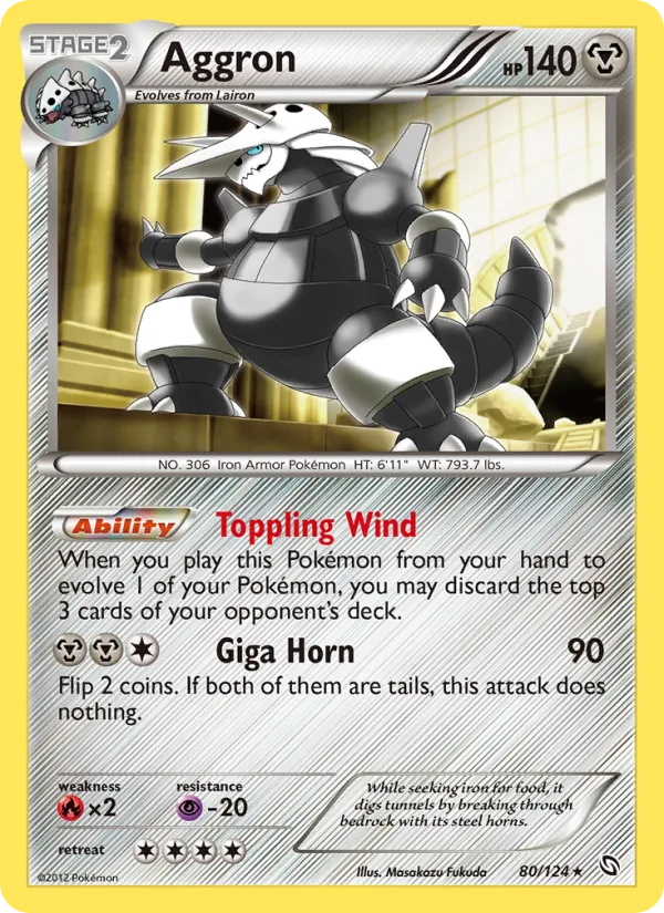 Aggron · Dragons Exalted 80/124