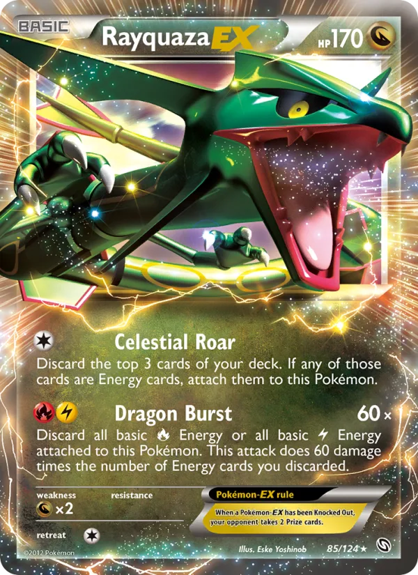 Rayquaza-EX · Dragons Exalted 85/124