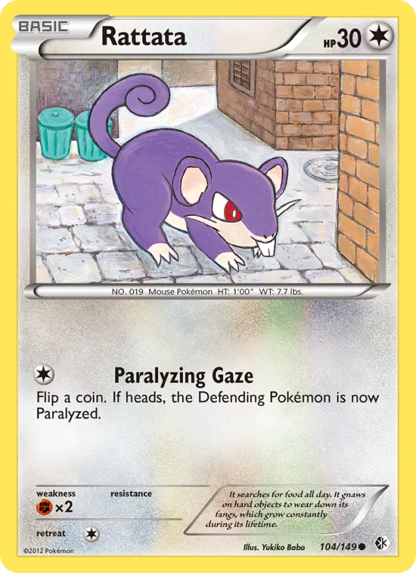 Rattata · Boundaries Crossed 104/149
