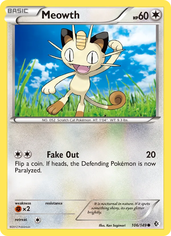 Meowth · Boundaries Crossed 106/149