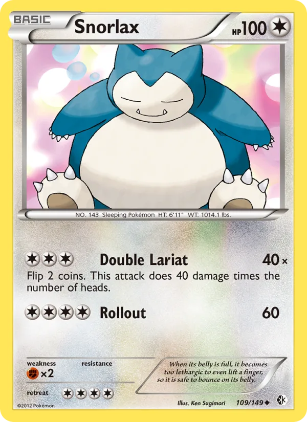 Snorlax · Boundaries Crossed 109/149