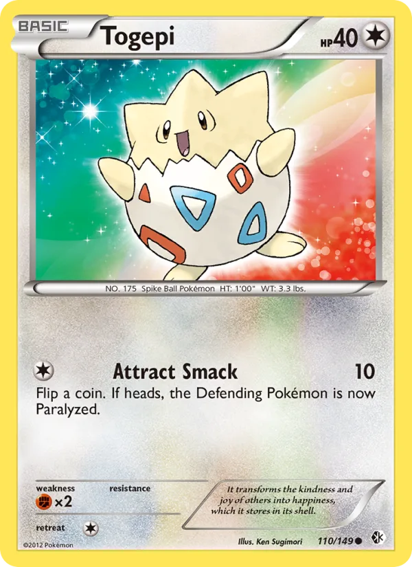 Togepi · Boundaries Crossed 110/149