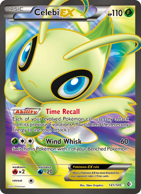 Celebi-EX · Boundaries Crossed 141/149