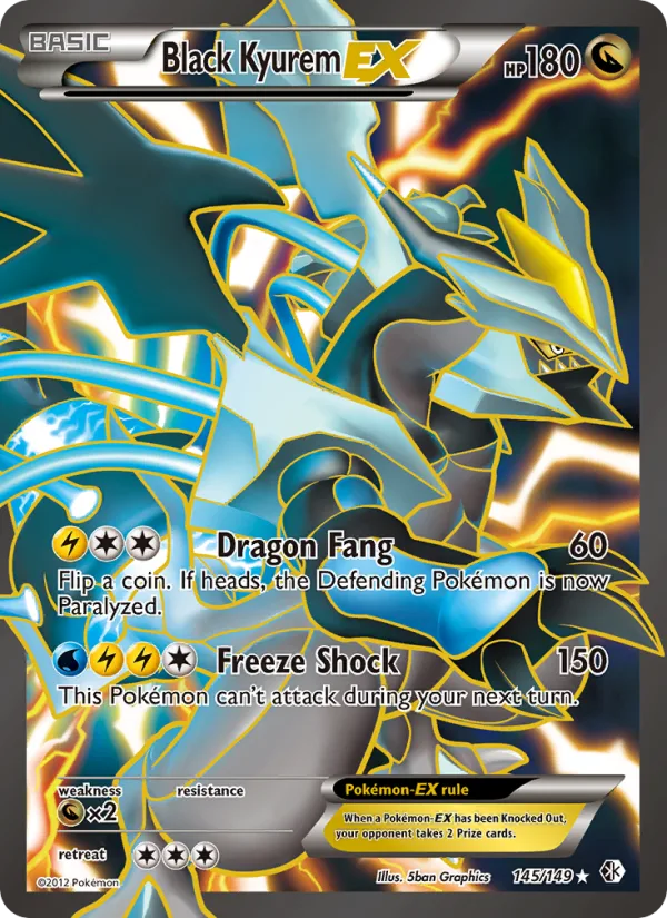 Black Kyurem-EX · Boundaries Crossed 145/149