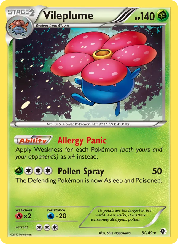 Vileplume · Boundaries Crossed 3/149